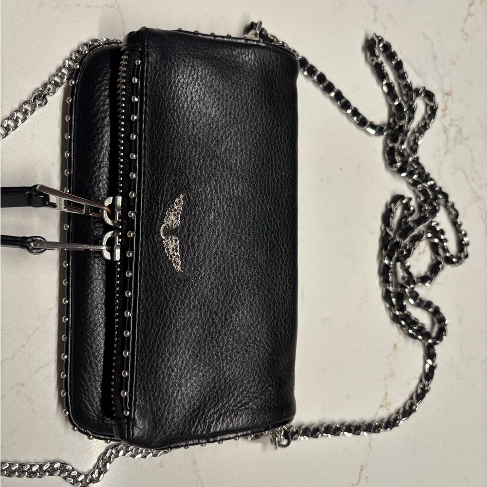 Zadig & Voltaire Women’s Rock Nano Leather Crossbody Bag.Barely used. Like new.